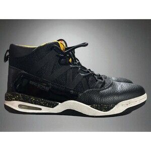 Geers by Dream Seek Mens Sneakers 8.5 Black Yellow Speckled Streetwear No Box